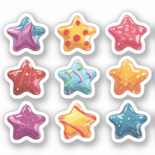9 Sticker Stars Candy