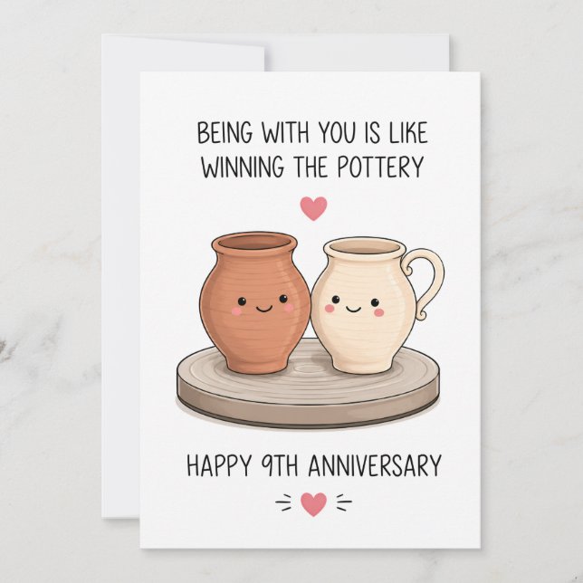 9e anniversaire drôle | Carte d'anniversaire de po (Devant)