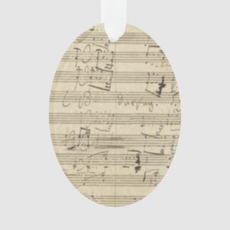 9ème score de manuscrit de musique de symphonie de