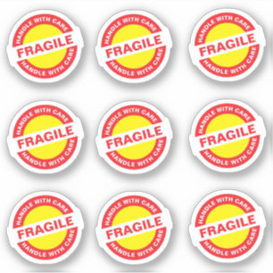 9PCS Autocollants Fragiles pour Ecommerce