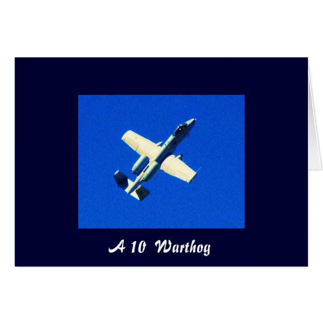 A10 Ver 2, des 10 Warthog (Devant Horizontal)
