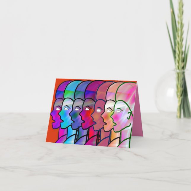 A119D - Carte miroir — L'autre poussin (Devant)