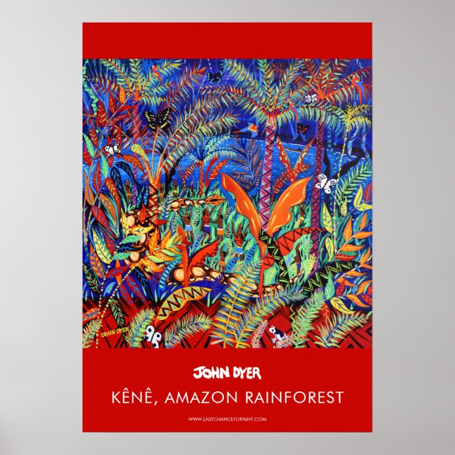 A2 poster de John Dyer. L'art corporel tribal (Devant)