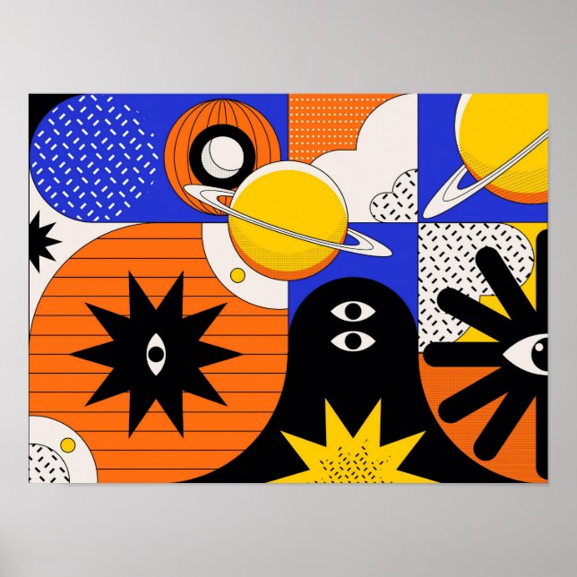 A3 Bauhaus Art Poster 2 (Devant)