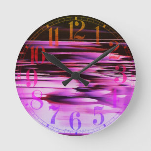 A60 Glitch Photo n° 001 Horloge ronde