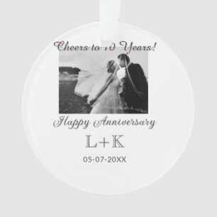 À 10 ans de mariage joyeux anniversaire ajouter un