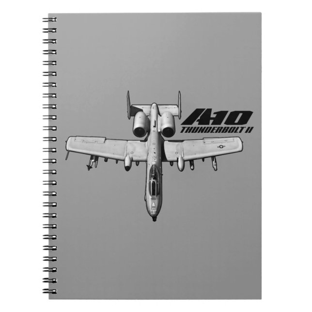 A-10 Thunderbolt II Carnet  Spiral Carnet photo (Devant)