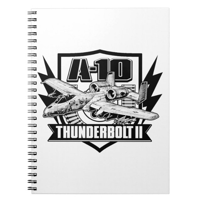 A-10 Thunderbolt II Carnet  Spiral Carnet photo (Devant)