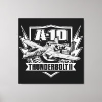A-10 Thunderbolt II Impression de toile étirée
