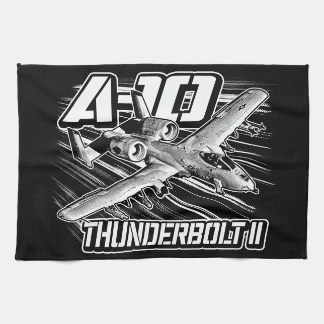 A-10 Thunderbolt II Serviette de cuisine Serviette (Horizontal)