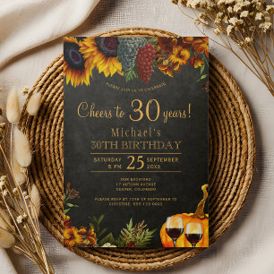 À 30 ans, célébrons l'automne - invitation pour un