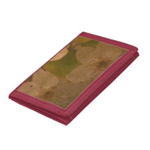 Portefeuille en fleur de prune TriFold en nylon