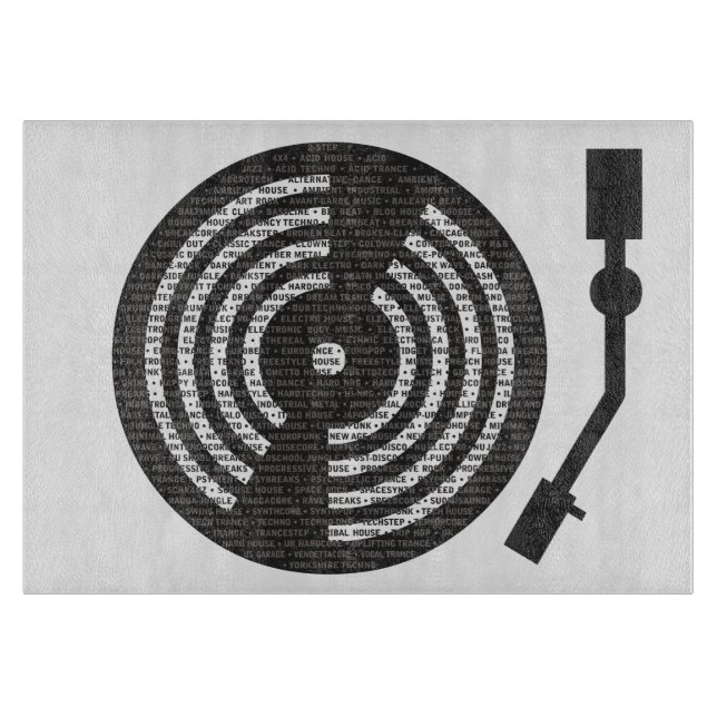 A à Z de planche à découper de Tourne-disque de (Devant)