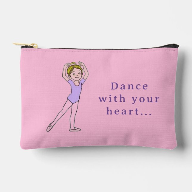 À Accessoires Danse Avec Votre Pochette Accessoire Coeur - balle (Recto)