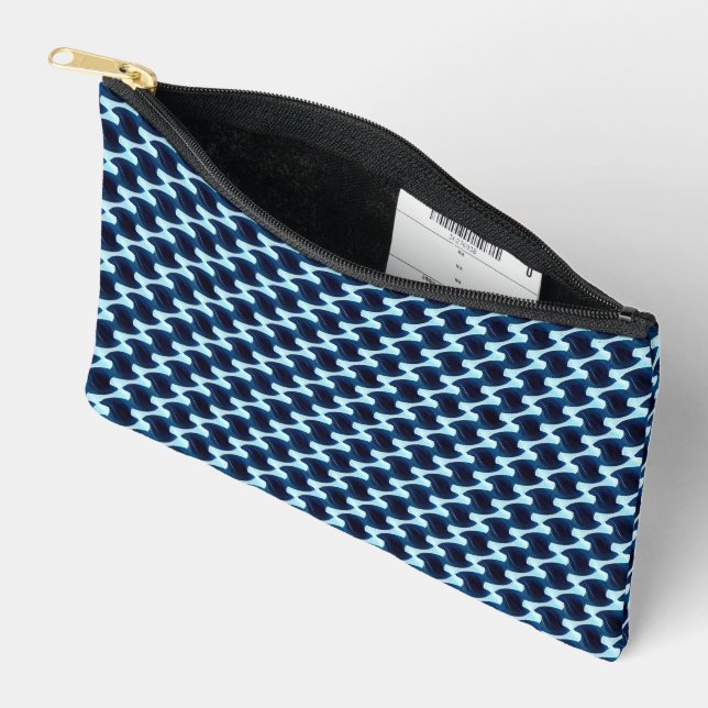 À Accessoires Design moderne abstrait motif 1205 - Pochette Zipp (Ouvrir)