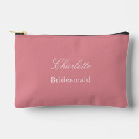 Élégante Pochette d'accessoires rose pâle