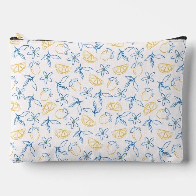 À Accessoires Main Motif citron dessinée - Pochette d'accessoire (Recto)