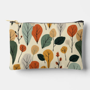 À Accessoires Petite pochette avec feuilles d'automne motif