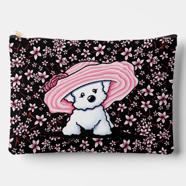 À Accessoires Pochette Accessoire Bichon Fleur de Cerisier (Recto)