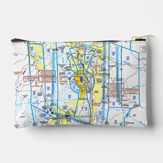 À Accessoires Pochette Accessoire de Carte d'Aviation (Verso)