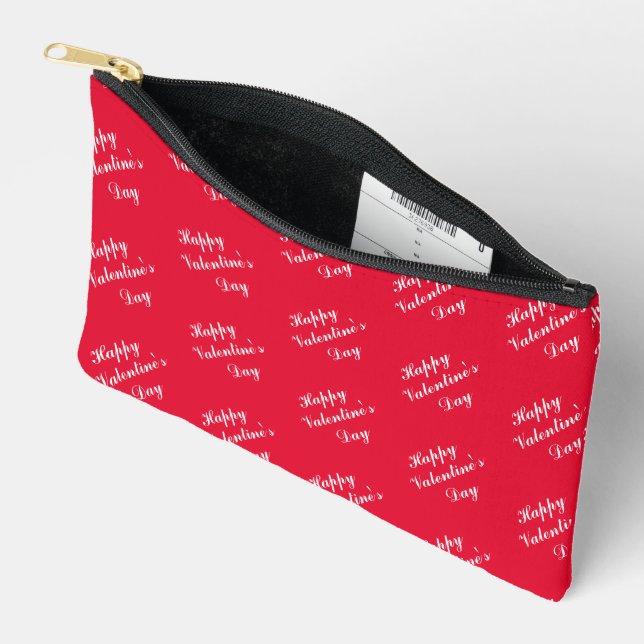 À Accessoires Pochette Accessoire de Texte Joyeuse Saint-Valenti (Ouvrir)