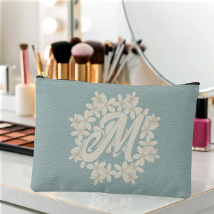 À Accessoires Pochette Accessoire Élégante Couronne Florale Crèm