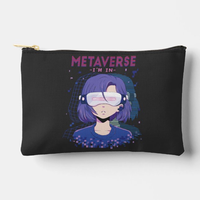 À Accessoires Pochette accessoire fille anime lunettes de réalit (Recto)
