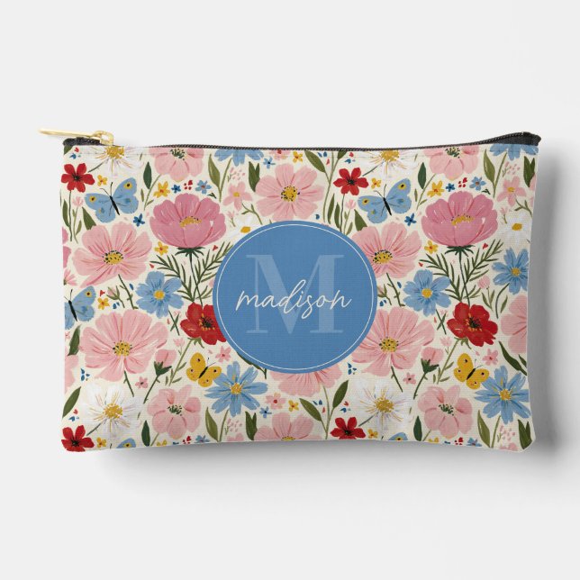 À Accessoires Pochette Accessoire Fleur Mignonne (Recto)