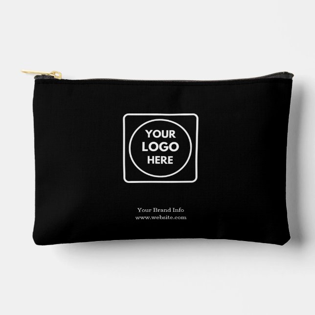 À Accessoires Pochette Accessoire Noire | Entreprise Moderne Per (Recto)
