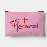 Pochette Accessoire Noire et Rose ‘Rachetée’