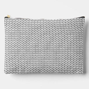 À ACCESSOIRES POCHETTE ACCESSOIRE TAILLE LARGE EN TRICOT LIGNE N