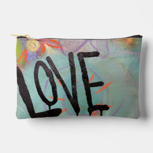 À Accessoires Pochette avec œuvre d'art originale - Amour abstra