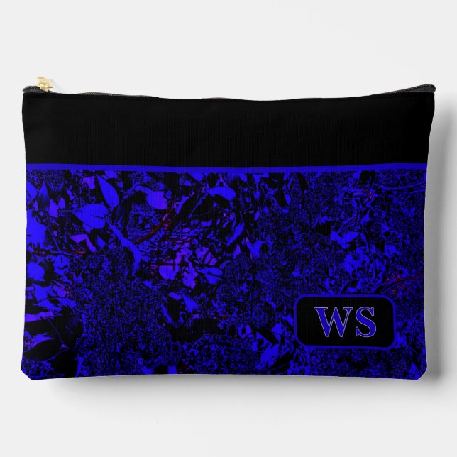 À Accessoires Pochette cosmétique bleue vibrante (Recto)