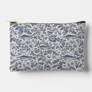À Accessoires Pochette cosmétique chinoiserie Sardine Bleue