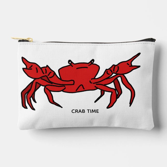 À Accessoires pochette CRAB TIME (Recto)