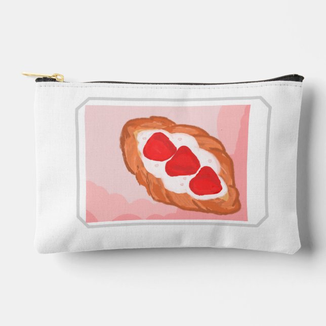 À Accessoires Pochette croissant shortcake (Recto)