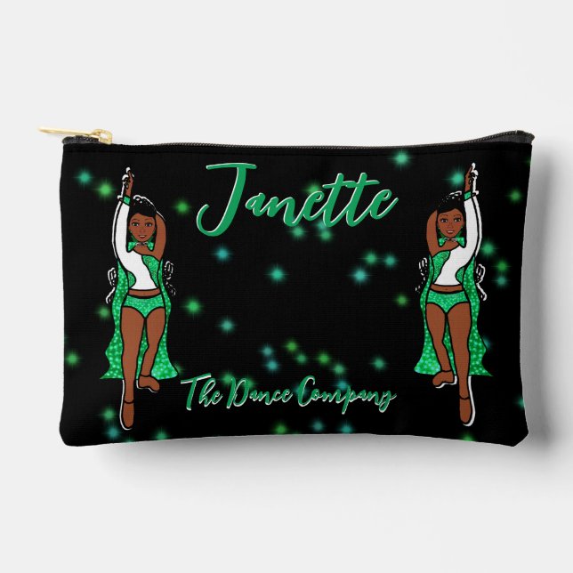 À Accessoires Pochette d'accessoires Dancer/Majorette Green Spar (Recto)