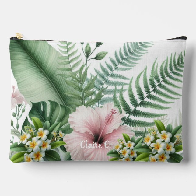 À Accessoires Pochette d'accessoires de feuillage de Plumeria tr (Recto)