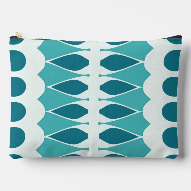À Accessoires Pochette d'accessoires de maquillage turquoise & b (Recto)