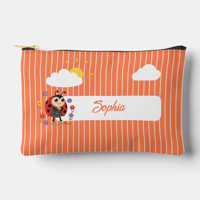 À Accessoires Pochette d'accessoires personnalisée avec nom pers (Recto)