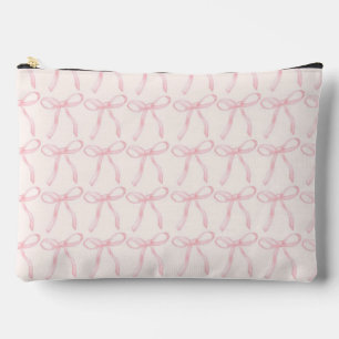 À Accessoires Pochette d'accessoires Pink Bow, mignonne et coque