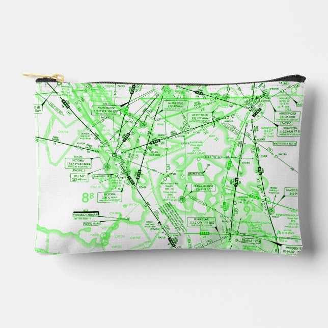 À Accessoires Pochette d'accessoires pour cartes aéronautiques (Recto)