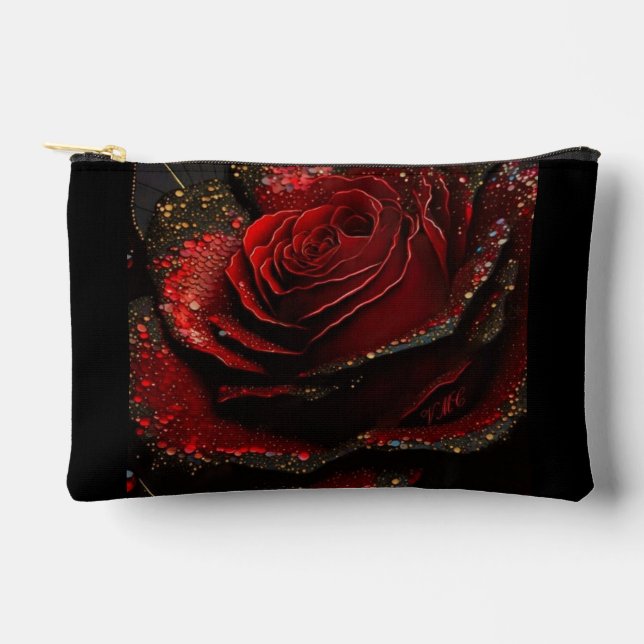 À Accessoires Pochette d'accessoires pour Rose mystique (Recto)