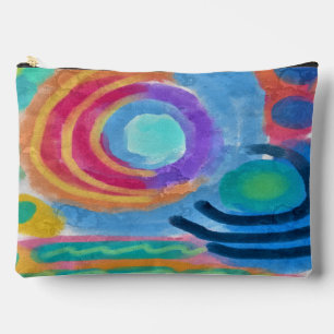 À Accessoires Pochette de crayon d'art Abstrait