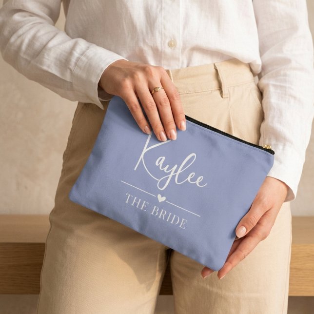À Accessoires Pochette de Faveur de Mariage sur Mesure, Cadeau d (custom bridesmaid makeup pouch, personalized bridal party pouch gift, bridesmaid proposal pouch gift)