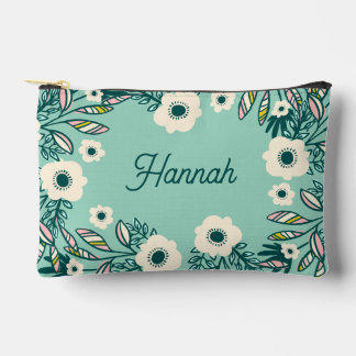 À Accessoires Pochette de fleurs printanières – Blanc et sarcell