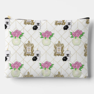 À Accessoires Pochette de Maquillage Illustration Florale Champa