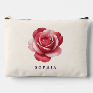À Accessoires Pochette de Maquillage Rose Rouge Personnalisée Él