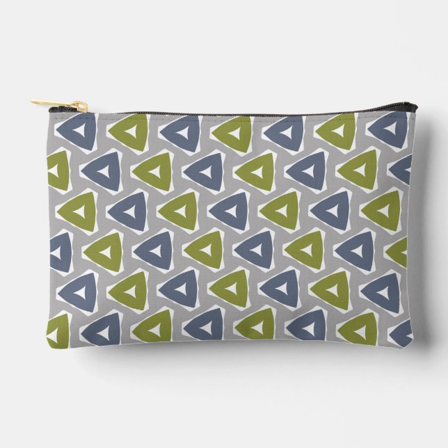 À Accessoires Pochette de Maquillage Triangle Bohème Subtile (Recto)