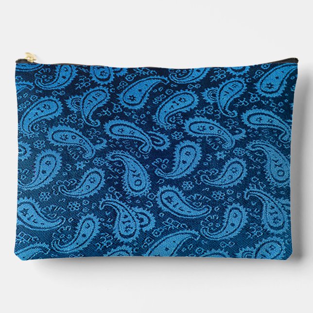 À Accessoires Pochette de rangement cosmétique « Double Blue Pai (Recto)